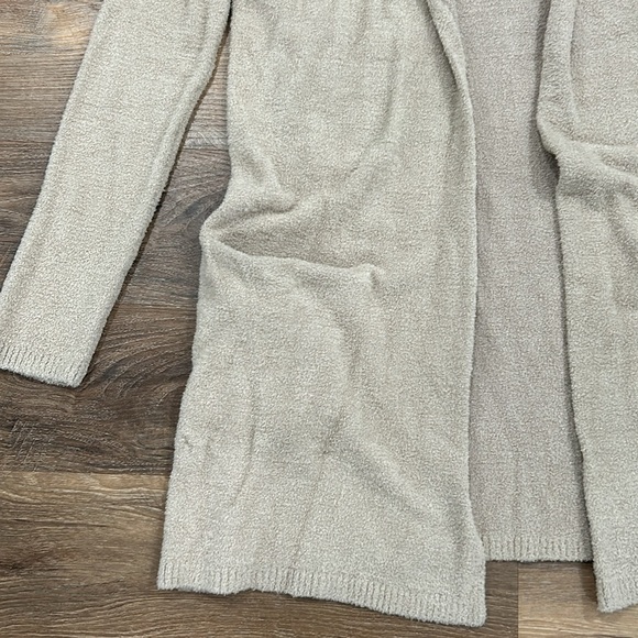 Barefoot Dreams Bamboo Chic Lite plush super soft long line open front cardigan - Picture 3 of 16
